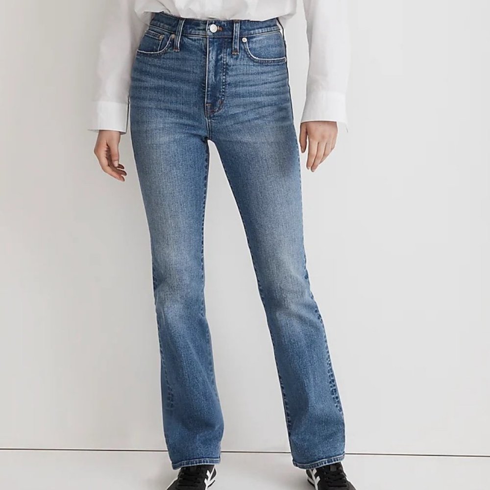 Madewell NWT Skinny Flare Jeans in Fairson Wash Size 28